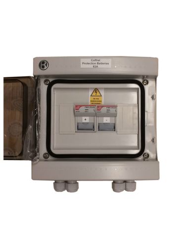Coffret de protection batteries 30A / 500V Coffret de protection batteries 30A / 500V
