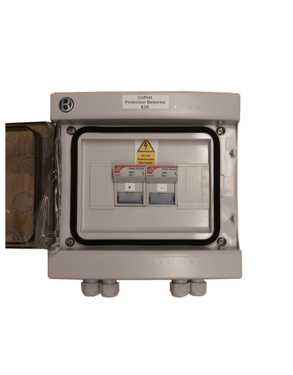 Coffret de protection batteries 30A / 500V Coffret de protection batteries 30A / 500V