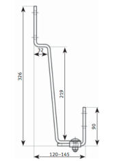 Crochet I'M SOLAR pour tuile plate | Alma Solar® N°1 des panneaux solaires Crochet I'M SOLAR pour tuile plate | Alma Solar® N°1 des panneaux solaires