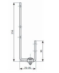 Crochet I'M SOLAR pour tuile ardoise | Alma Solar® N°1 des panneaux solaires Crochet I'M SOLAR pour tuile ardoise | Alma Solar® N°1 des panneaux solaires