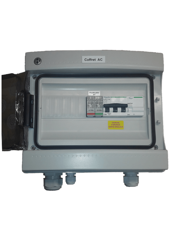 Coffret AC 11-20 kW - 400 V - 32 A - 1 x onduleur tri Coffret AC 11-20 kW - 400 V - 32 A - 1 x onduleur tri