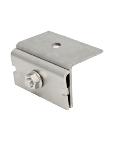 Bride I'M SOLAR pour couverture tôle joint debout | Alma Solar® N°1 des panneaux solaires Bride I'M SOLAR pour couverture tôle joint debout | Alma Solar® N°1 des panneaux solaires