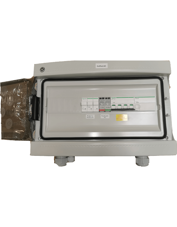 Coffret AC 20 - 40kW - 400 V - 63 A - 1 x onduleur tri Coffret AC 20 - 40kW - 400 V - 63 A - 1 x onduleur tri