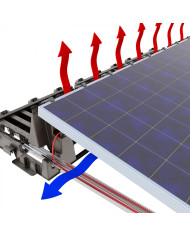 Rail pour installation horizontale pour systeme Falx | Alma Solar® N°1 des panneaux solaires Rail pour installation horizontale pour systeme Falx | Alma Solar® N°1 des panneaux solaires