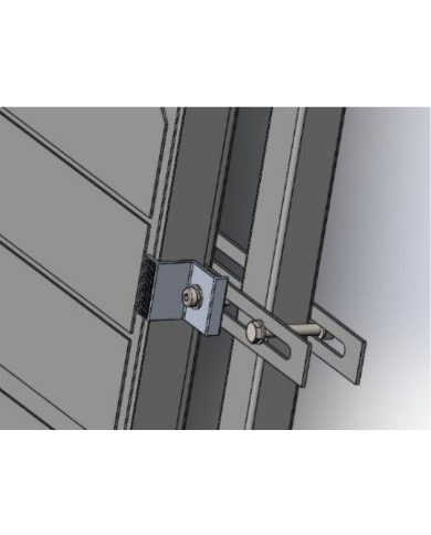 Bride simple pour fixation sur balcon | Alma Solar® N°1 des panneaux solaires Bride simple pour fixation sur balcon | Alma Solar® N°1 des panneaux solaires