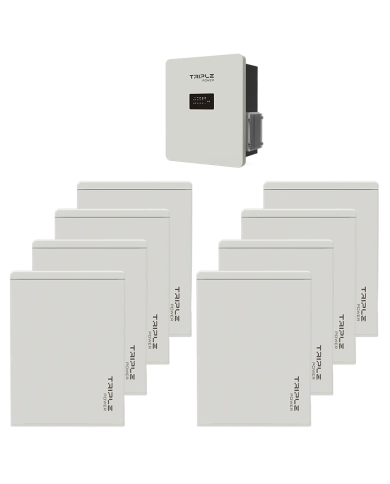 Kit de Batterie Triple Power 46,4kWh | Alma Solar® N°1 des panneaux solaires Kit de Batterie Triple Power 46,4kWh | Alma Solar® N°1 des panneaux solaires