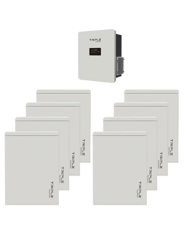 Kit de Batterie Triple Power 46,4kWh | Alma Solar® N°1 des panneaux solaires