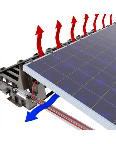 Rail pour installation horizontale pour systeme Falx 1523mm | Alma Solar® N°1 des panneaux solaires Rail pour installation horizontale pour systeme Falx 1523mm | Alma Solar® N°1 des panneaux solaires