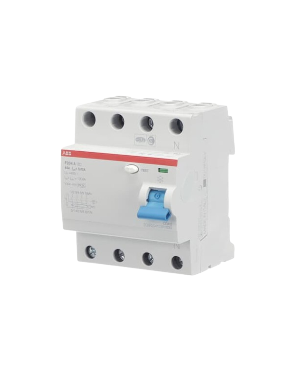 Dispositif à courant résiduel ABB 2CSF204101R1630 F204A-63/0,03 Type A 4 pôles 63 A 0.03 A 230 V Dispositif à courant résiduel ABB 2CSF204101R1630 F204A-63/0,03 Type A 4 pôles 63 A 0.03 A 230 V