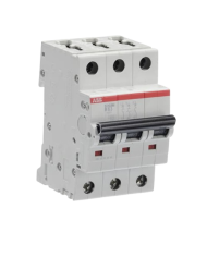 Disjoncteur miniature ABB S200M Type B, 3 pôles 63A 440V, capacité de coupure 10 kA System Pro M Compact Disjoncteur miniature ABB S200M Type B, 3 pôles 63A 440V, capacité de coupure 10 kA System Pro M Compact