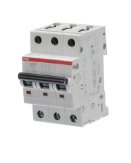 Disjoncteur miniature ABB S200M Type B, 3 pôles 63A 440V, capacité de coupure 10 kA System Pro M Compact