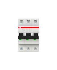 Disjoncteur ABB S203M-C50 3P 50A caractéristique C, 10 kA