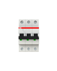 Disjoncteur ABB S203M-B40 3P 40A caractéristique B, 10 kA Disjoncteur ABB S203M-B40 3P 40A caractéristique B, 10 kA