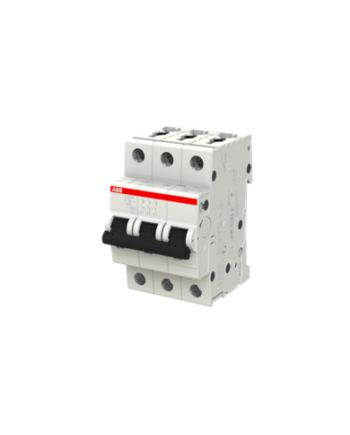 Disjoncteur ABB S203M-C32 3P 32A caractéristique C, 10 kA