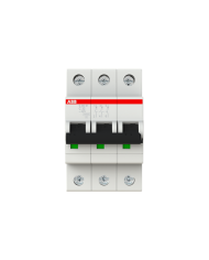 Disjoncteur ABB S203M-C32 3P 32A caractéristique C, 10 kA