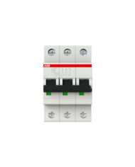 Disjoncteur ABB S203M-B25 3P 25A caractéristique B, 10 kA