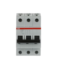 Disjoncteur ABB S203M-C20 3P 20A caractéristique C, 10 kA Disjoncteur ABB S203M-C20 3P 20A caractéristique C, 10 kA