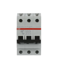 Disjoncteur ABB S203M-B16 3P 16A caractéristique B, 10 kA