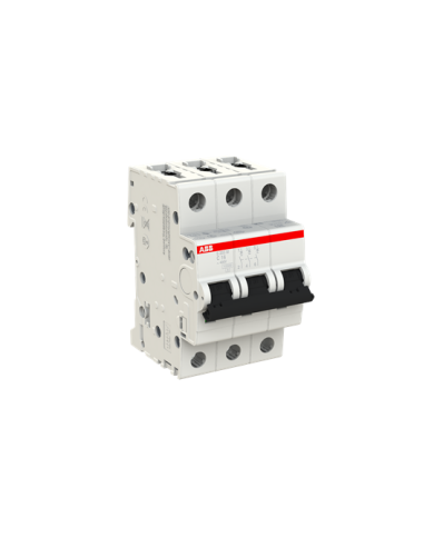 Disjoncteur ABB S203M-C16 3P 16A caractéristique C, 10 kA