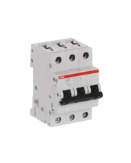 Disjoncteur ABB S203M-C10 3P 10A caractéristique C, 10 kA