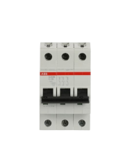 Disjoncteur ABB S203M-C10 3P 10A caractéristique C, 10 kA