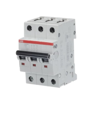 Disjoncteur ABB S203M-C6 3P 6A caractéristique C, 10 kA