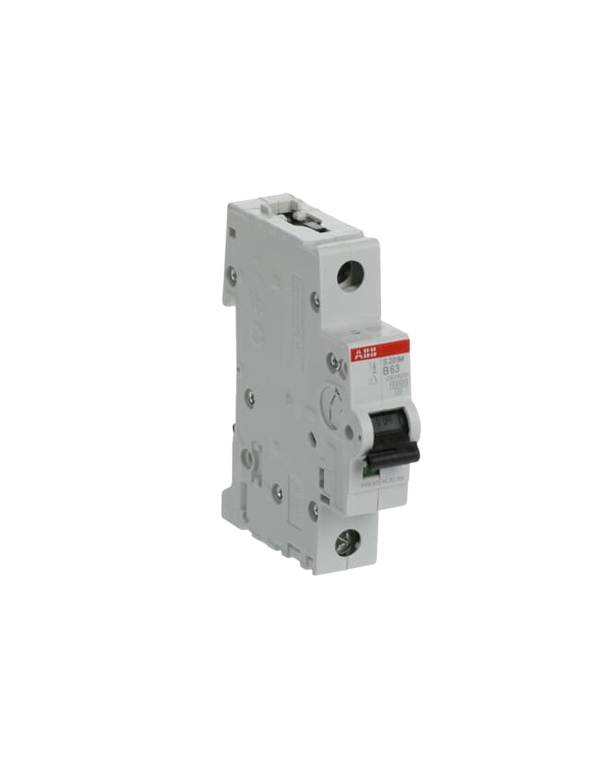 Disjoncteur ABB S201M-B63 1P 63A caractéristique B, 10 kA Disjoncteur ABB S201M-B63 1P 63A caractéristique B, 10 kA