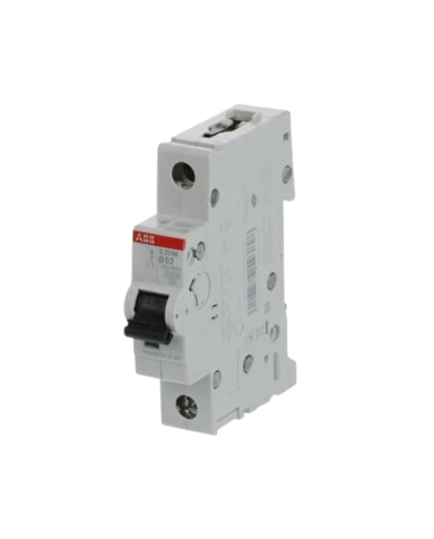 Disjoncteur ABB S201M-B63 1P 63A caractéristique B, 10 kA