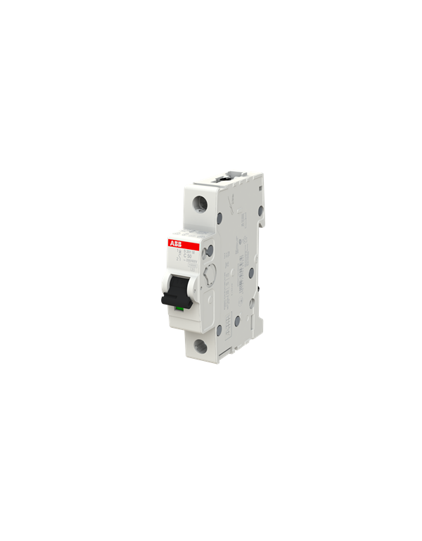 Disjoncteur ABB S201M-C50 1P 50A caractéristique C, 10 kA