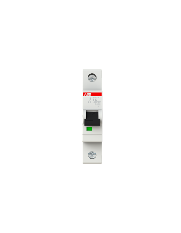 Disjoncteur ABB S201M-B32 1P 32A caractéristique B, 10 kA