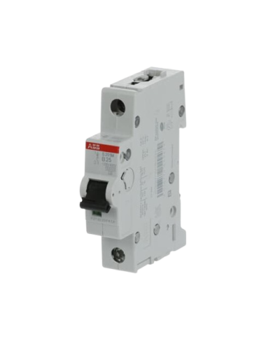 Disjoncteur ABB S201M-B25 1P 25A caractéristique B, 10 kA