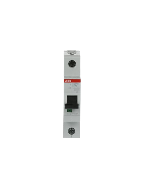 Disjoncteur ABB S201M-C25 1P 25A caractéristique C, 10 kA