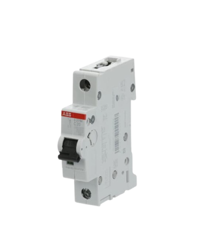 Disjoncteur ABB S201M-C20 1P 20A caractéristique C, 10 kA