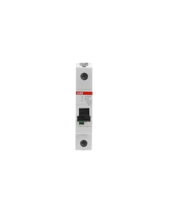 Disjoncteur ABB S201M-B10 1P 10A caractéristique B, 10 kA Disjoncteur ABB S201M-B10 1P 10A caractéristique B, 10 kA