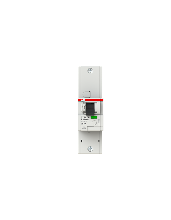 Disjoncteur miniature sélectif ABB S751 DR E100 1P 100A