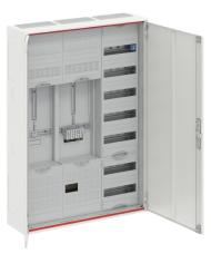 Armoire complète Striebel & John DD37V11VB pour 40A 1 compteur & 1 réserve, 72 & 48TE, BH3, 3 champs 16 mm² Armoire complète Striebel & John DD37V11VB pour 40A 1 compteur & 1 réserve, 72 & 48TE, BH3, 3 champs 16 mm²