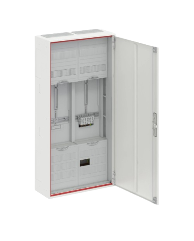 Armoire complète Striebel & John DD27V11B pour 40A 1 compteur & 1 réserve, 48TE, BH3, 2 champs 16 mm²