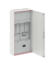 Armoire complète Striebel & John DD27V11B pour 40A 1 compteur & 1 réserve, 48TE, BH3, 2 champs 16 mm² Armoire complète Striebel & John DD27V11B pour 40A 1 compteur & 1 réserve, 48TE, BH3, 2 champs 16 mm²