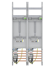 Champ complet Striebel & John DF27U2B 40A 2 compteurs, 48TE, BH3, 2 champs, 16 mm² Champ complet Striebel & John DF27U2B 40A 2 compteurs, 48TE, BH3, 2 champs, 16 mm²