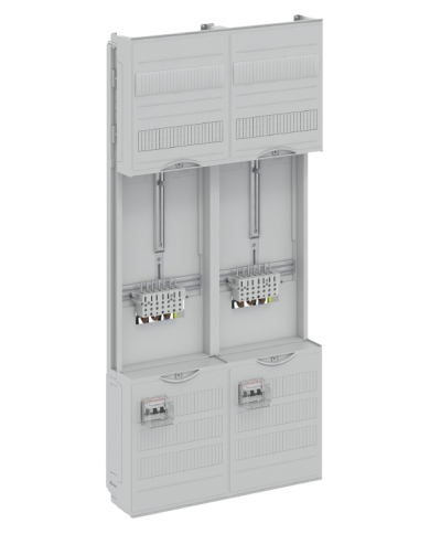 Champ complet Striebel & John DF27U2B 40A 2 compteurs, 48TE, BH3, 2 champs, 16 mm²