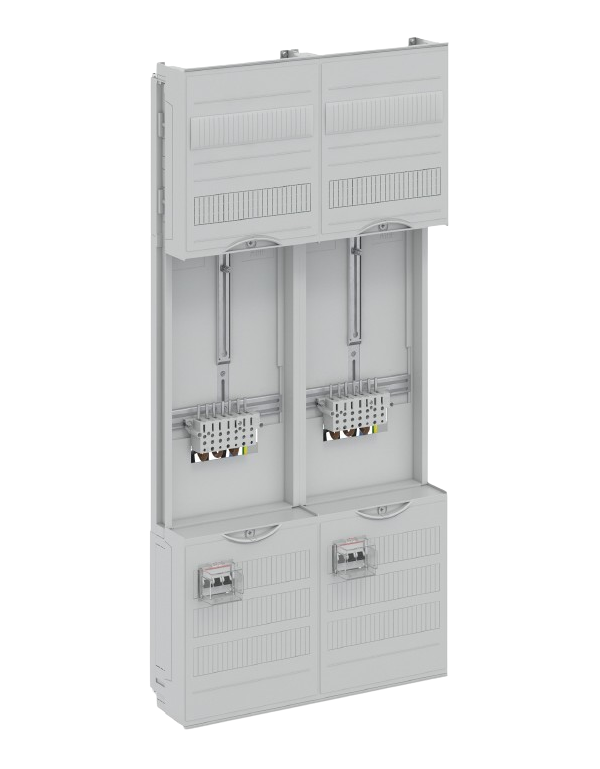 Champ complet Striebel & John DF27U2B 40A 2 compteurs, 48TE, BH3, 2 champs, 16 mm² Champ complet Striebel & John DF27U2B 40A 2 compteurs, 48TE, BH3, 2 champs, 16 mm²