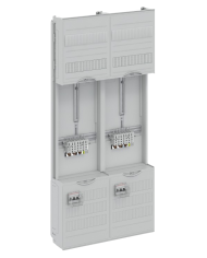 Champ complet Striebel & John DF27U2B 40A 2 compteurs, 48TE, BH3, 2 champs, 16 mm² Champ complet Striebel & John DF27U2B 40A 2 compteurs, 48TE, BH3, 2 champs, 16 mm²