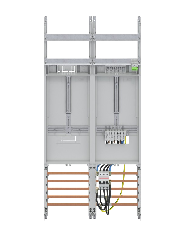 Champ complet Striebel & John DF27U11B 40A 1 compteur & 1 réserve, 48TE, BH3, 2 champs, 16 mm² Champ complet Striebel & John DF27U11B 40A 1 compteur & 1 réserve, 48TE, BH3, 2 champs, 16 mm²