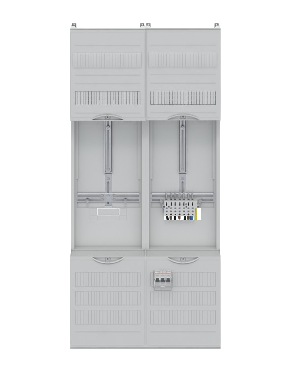 Champ complet Striebel & John DF27U11B 40A 1 compteur & 1 réserve, 48TE, BH3, 2 champs, 16 mm² Champ complet Striebel & John DF27U11B 40A 1 compteur & 1 réserve, 48TE, BH3, 2 champs, 16 mm²