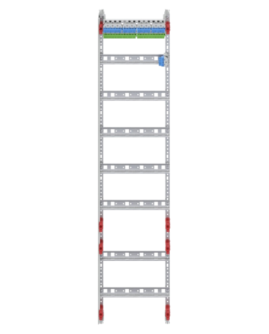 Champ de distribution Striebel & John FV17 7 rangées 84TE, BH3, 1 champ