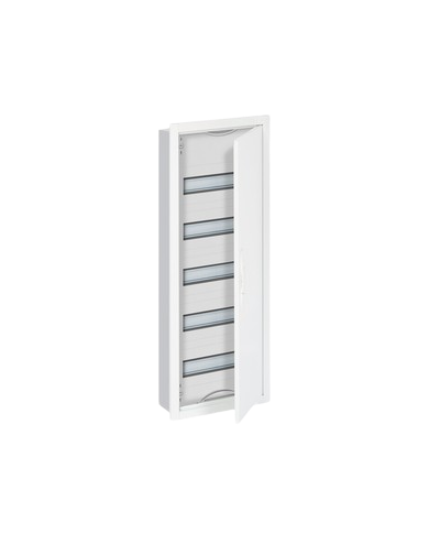 Tableau de distribution encastré petit Striebel & John U51 5 rangées IP31, 834 x 310 x 120 mm, 60TE, 1 champ