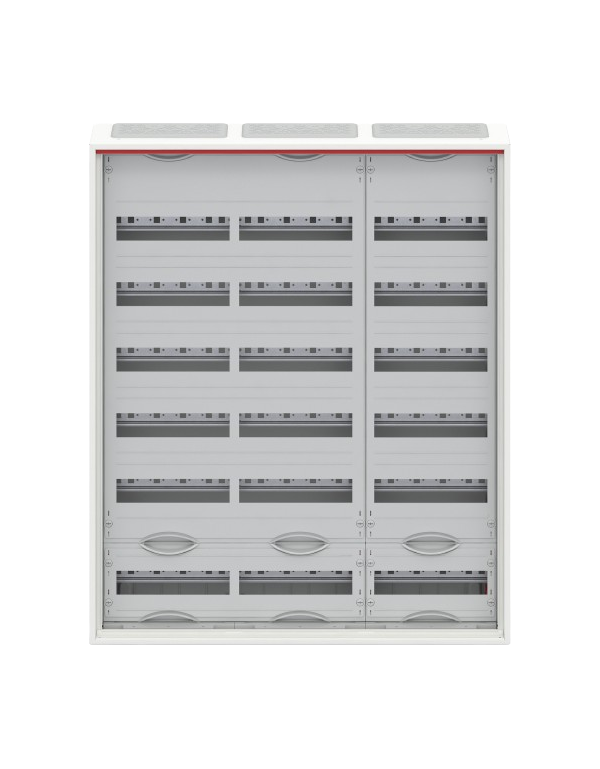 Tableau de distribution mural petit Striebel & John CA36V 6 rangées IP30, 800 x 950 x 160 mm, 216TE, 3 champs Tableau de distribution mural petit Striebel & John CA36V 6 rangées IP30, 800 x 950 x 160 mm, 216TE, 3 champs