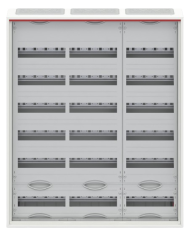 Tableau de distribution mural petit Striebel & John CA36V 6 rangées IP30, 800 x 950 x 160 mm, 216TE, 3 champs Tableau de distribution mural petit Striebel & John CA36V 6 rangées IP30, 800 x 950 x 160 mm, 216TE, 3 champs