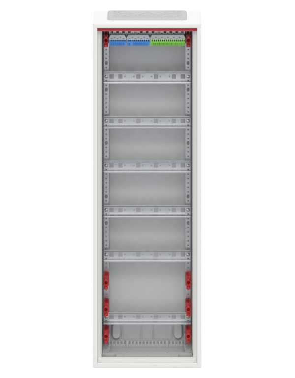 Tableau de distribution mural petit Striebel & John CA16V 6 rangées IP44, 300 x 950 x 160 mm, 72TE, 1 champ Tableau de distribution mural petit Striebel & John CA16V 6 rangées IP44, 300 x 950 x 160 mm, 72TE, 1 champ