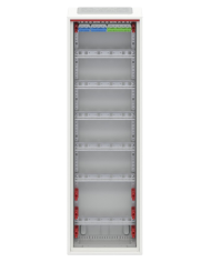 Tableau de distribution mural petit Striebel & John CA16V 6 rangées IP44, 300 x 950 x 160 mm, 72TE, 1 champ Tableau de distribution mural petit Striebel & John CA16V 6 rangées IP44, 300 x 950 x 160 mm, 72TE, 1 champ